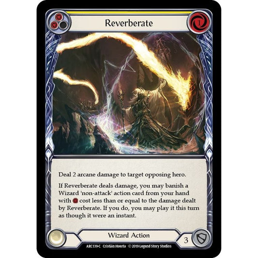 Image for Reverberate (Yellow) (ARC139) (ARC) - Flesh and Blood TCG