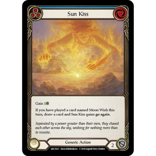 Image for Sun Kiss (Blue) (ARC214) (ARC) - Flesh and Blood TCG