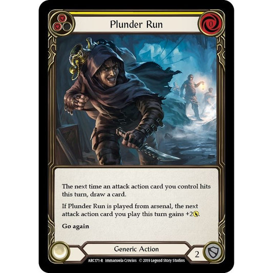 Image for Plunder Run (Yellow) (ARC171) (ARC) - Flesh and Blood TCG