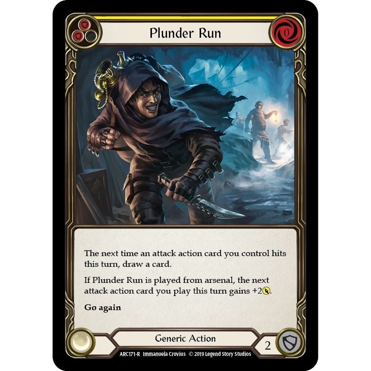 Image for Plunder Run (Yellow) (ARC171) (ARC) - Flesh and Blood TCG