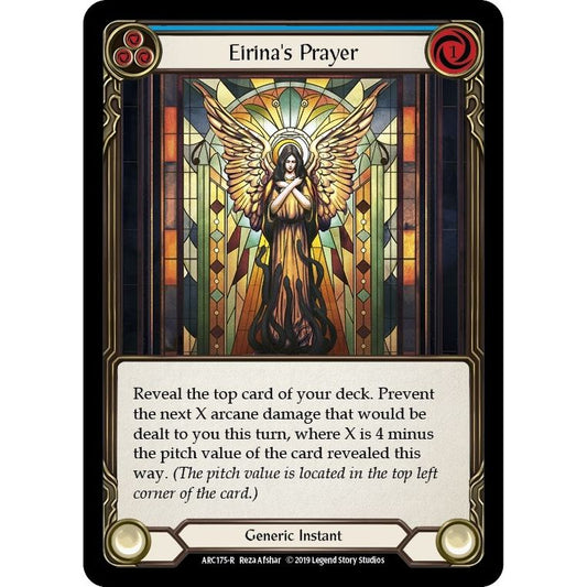 Image for Eirina's Prayer (Blue) (ARC175) (ARC) - Flesh and Blood TCG
