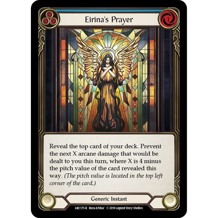 Image for Eirina's Prayer (Blue) (ARC175) (ARC) - Flesh and Blood TCG