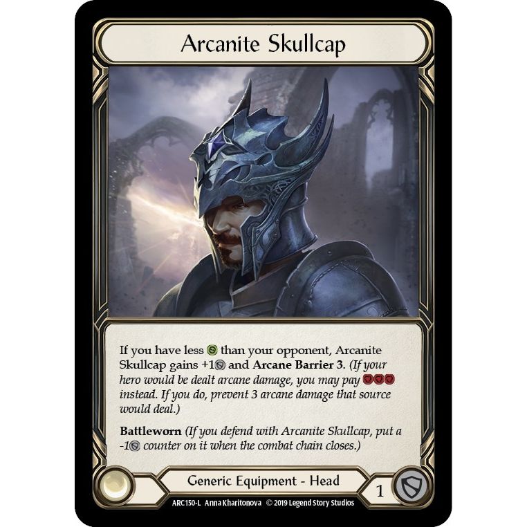 Image for Arcanite Skullcap (ARC150) (ARC) - Flesh and Blood TCG