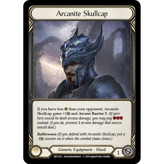 Image for Arcanite Skullcap (ARC150) (ARC) - Flesh and Blood TCG