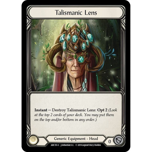 Image for Talismanic Lens (ARC151) (ARC) - Flesh and Blood TCG