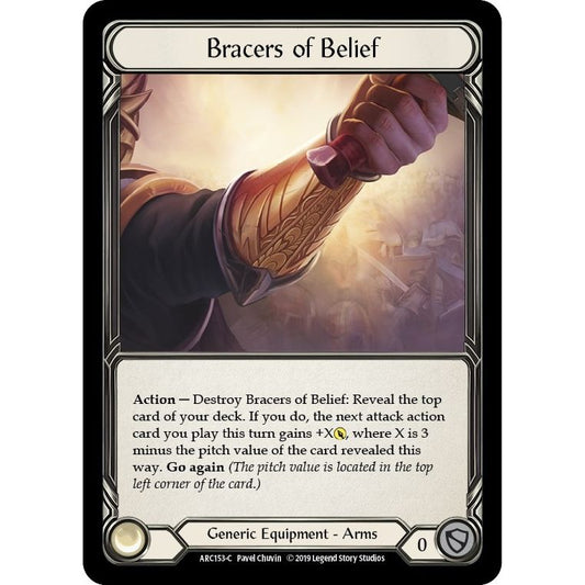 Image for Bracers of Belief (ARC153) (ARC) - Flesh and Blood TCG