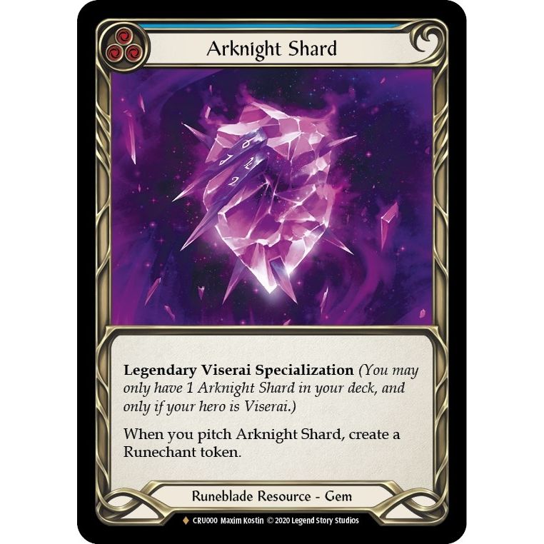 Image for Arknight Shard (CRU000) (CRU) - Flesh and Blood TCG