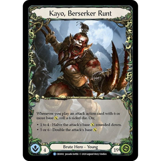 Image for Kayo, Berserker Runt (CRU002) (CRU) - Flesh and Blood TCG