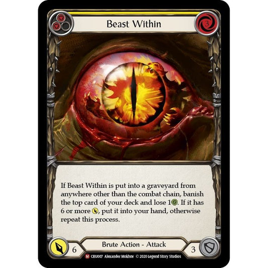 Image for Beast Within (CRU007) (CRU) - Flesh and Blood TCG