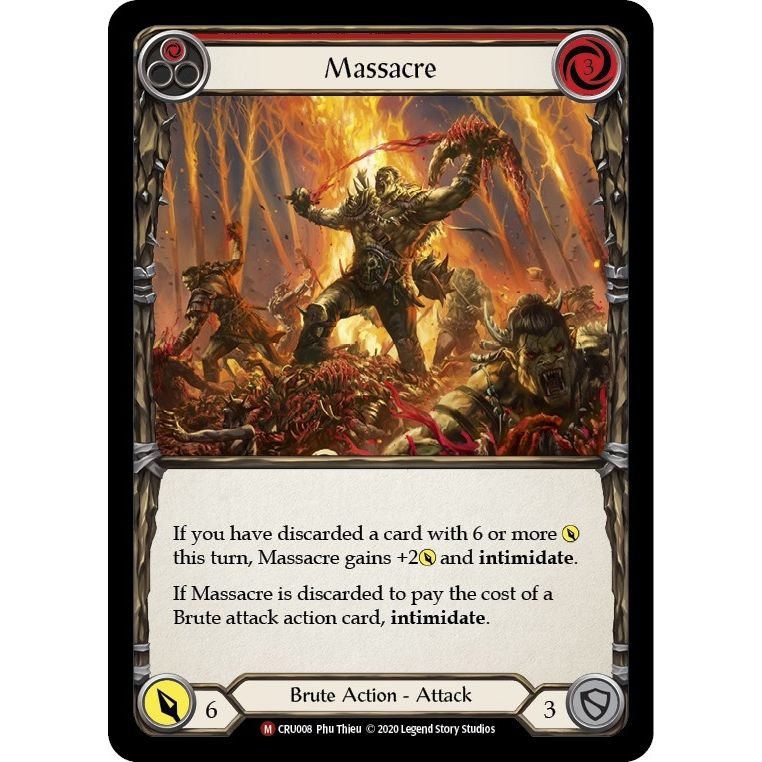 Image for Massacre (CRU008) (CRU) - Flesh and Blood TCG
