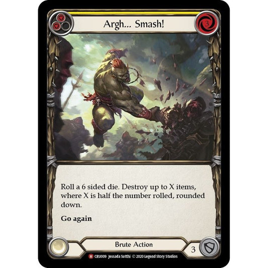 Image for Argh... Smash! (CRU009) (CRU) - Flesh and Blood TCG