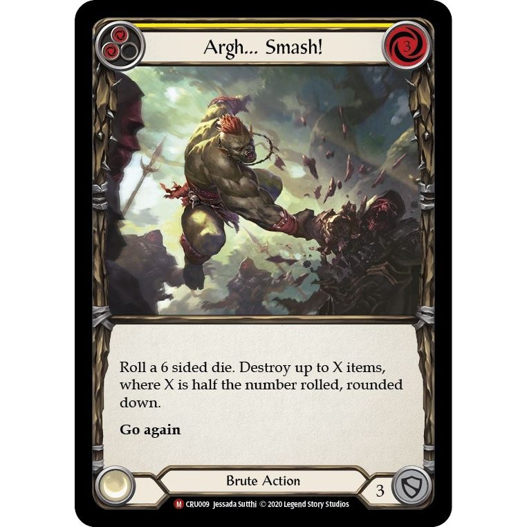 Image for Argh... Smash! (CRU009) (CRU) - Flesh and Blood TCG