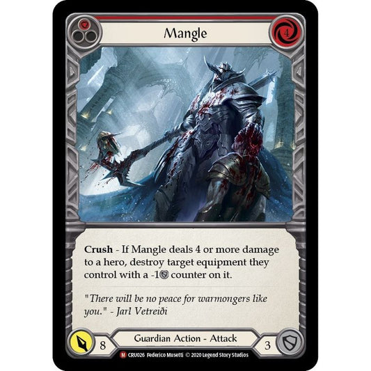 Image for Mangle (CRU026) (CRU) - Flesh and Blood TCG