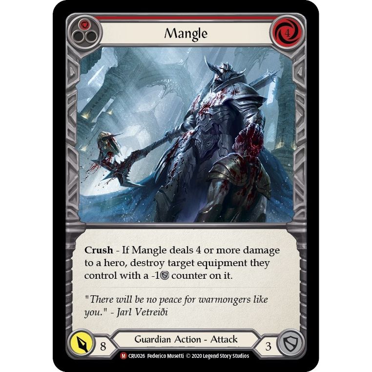 Image for Mangle (CRU026) (CRU) - Flesh and Blood TCG