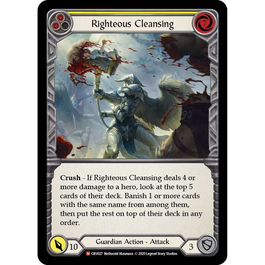 Image for Righteous Cleansing (CRU027) (CRU) - Flesh and Blood TCG