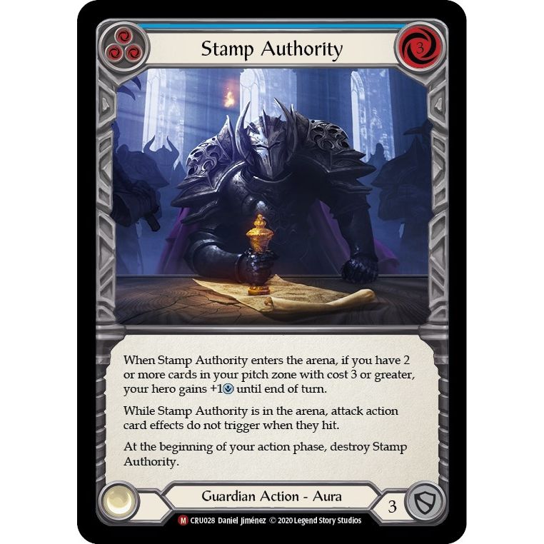 Image for Stamp Authority (CRU028) (CRU) - Flesh and Blood TCG