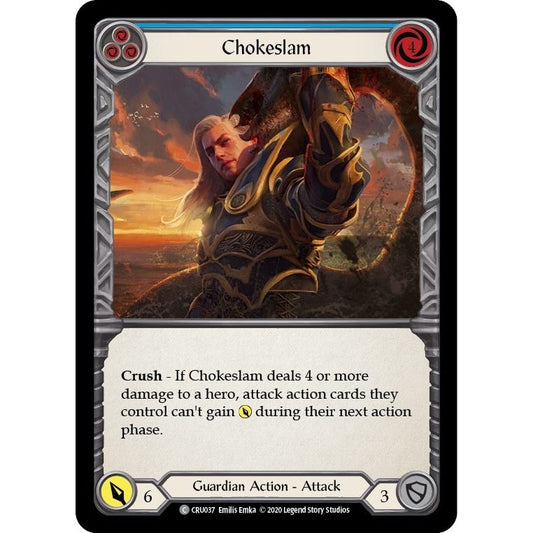 Image for Chokeslam (Blue) (CRU037) (CRU) - Flesh and Blood TCG