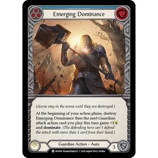 Image for Emerging Dominance (Blue) (CRU040) (CRU) - Flesh and Blood TCG