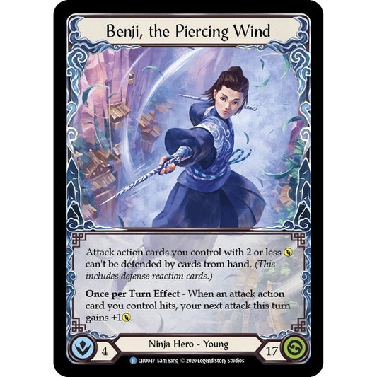 Image for Benji, the Piercing Wind (CRU047) (CRU) - Flesh and Blood TCG