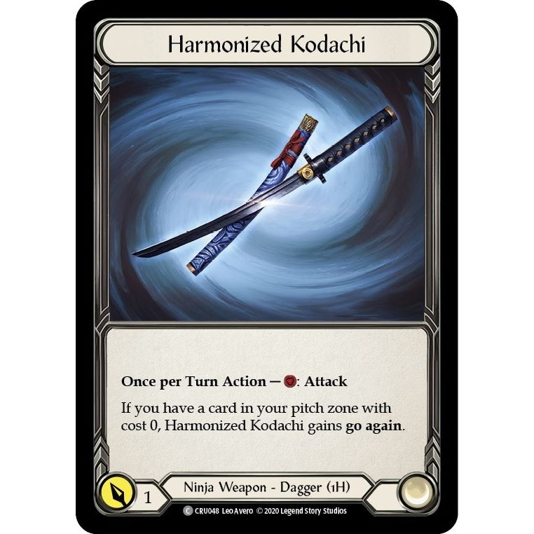 Image for Harmonized Kodachi (CRU048) (CRU) - Flesh and Blood TCG