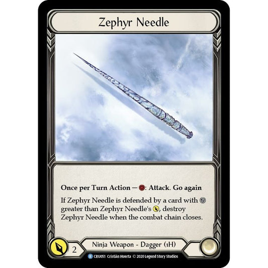 Image for Zephyr Needle (CRU051) (CRU) - Flesh and Blood TCG