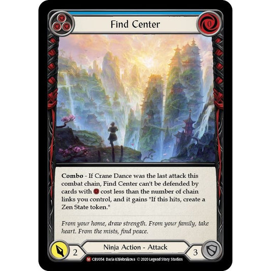 Image for Find Center (CRU054) (CRU) - Flesh and Blood TCG