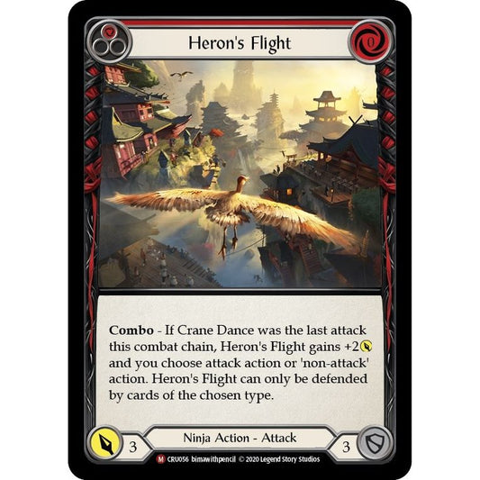 Image for Heron's Flight (CRU056) (CRU) - Flesh and Blood TCG