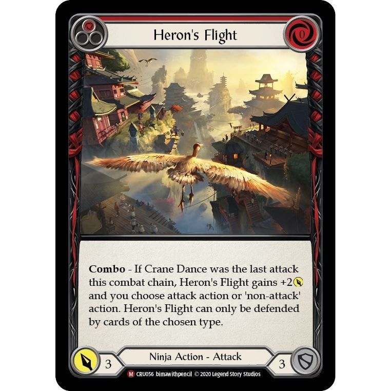 Image for Heron's Flight (CRU056) (CRU) - Flesh and Blood TCG