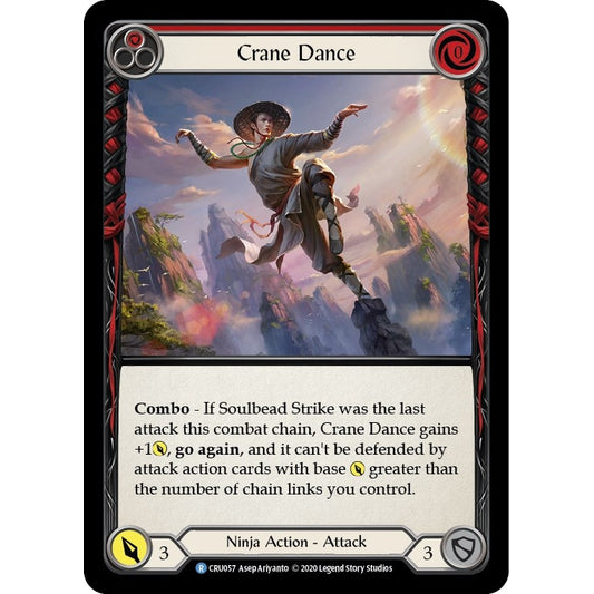 Image for Crane Dance (Red) (CRU057) (CRU) - Flesh and Blood TCG