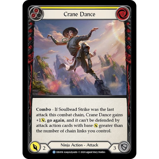 Image for Crane Dance (Yellow) (CRU058) (CRU) - Flesh and Blood TCG