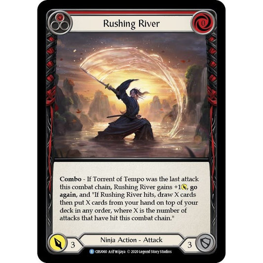 Image for Rushing River (Red) (CRU060) (CRU) - Flesh and Blood TCG