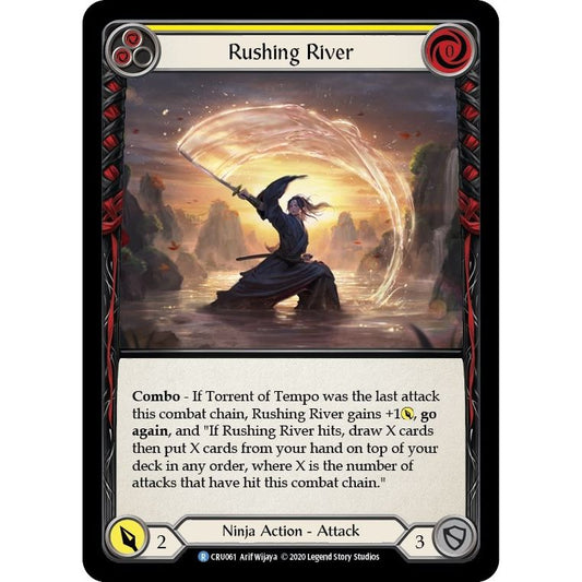Image for Rushing River (Yellow) (CRU061) (CRU) - Flesh and Blood TCG