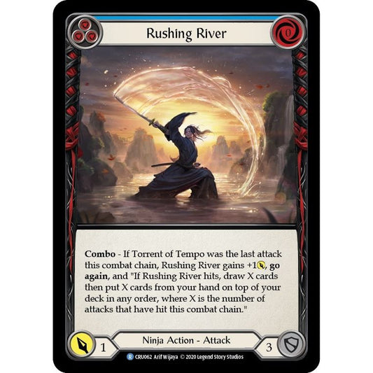 Image for Rushing River (Blue) (CRU062) (CRU) - Flesh and Blood TCG