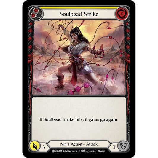Image for Soulbead Strike (Yellow) (CRU067) (CRU) - Flesh and Blood TCG