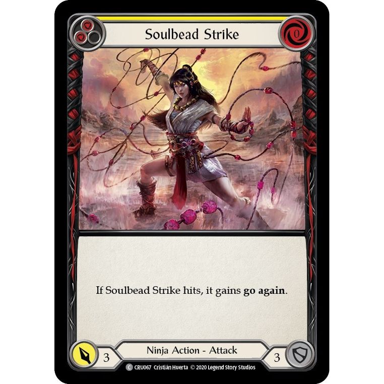 Image for Soulbead Strike (Yellow) (CRU067) (CRU) - Flesh and Blood TCG