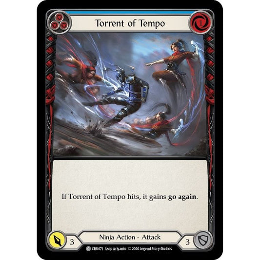 Image for Torrent of Tempo (Blue) (CRU071) (CRU) - Flesh and Blood TCG