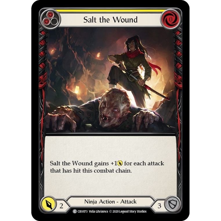 Image for Salt the Wound (CRU073) (CRU) - Flesh and Blood TCG