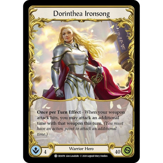 Image for Dorinthea Ironsong (CRU076) (CRU) - Flesh and Blood TCG