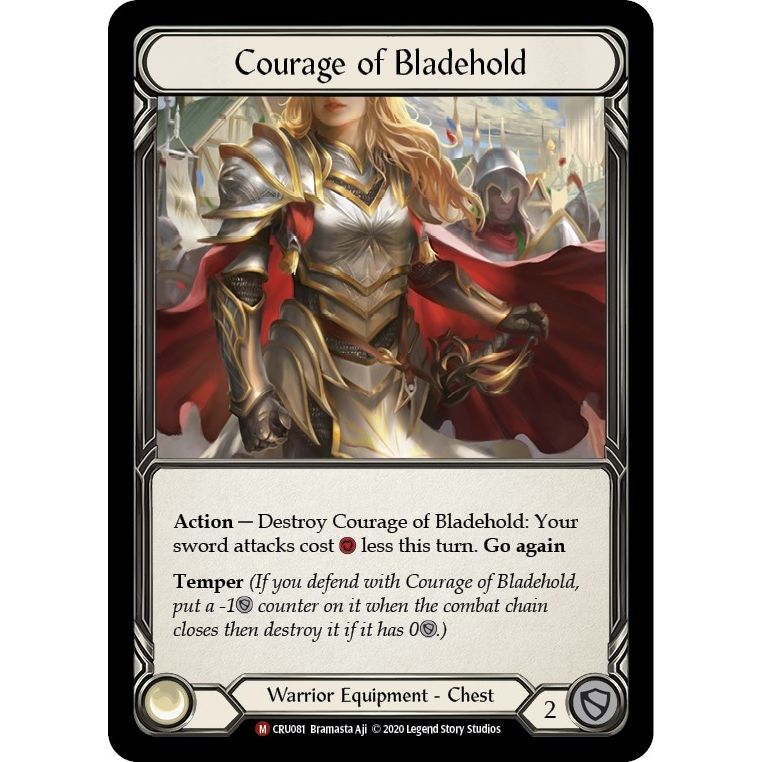 Image for Courage of Bladehold (CRU081) (CRU) - Flesh and Blood TCG
