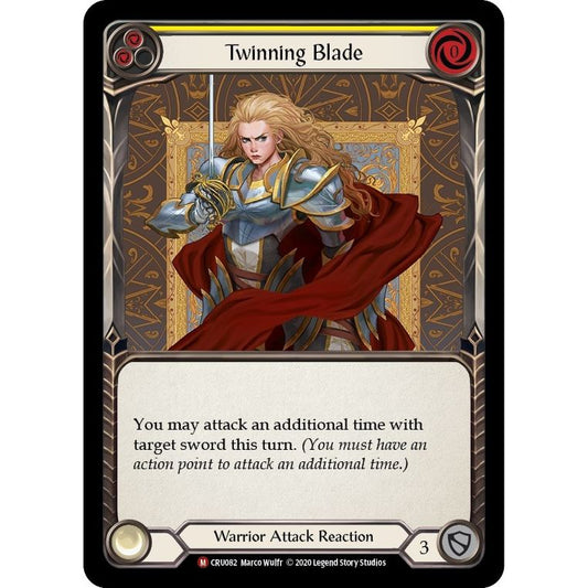 Image for Twinning Blade (CRU082) (CRU) - Flesh and Blood TCG