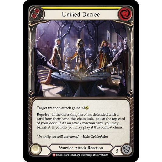 Image for Unified Decree (CRU083) (CRU) - Flesh and Blood TCG