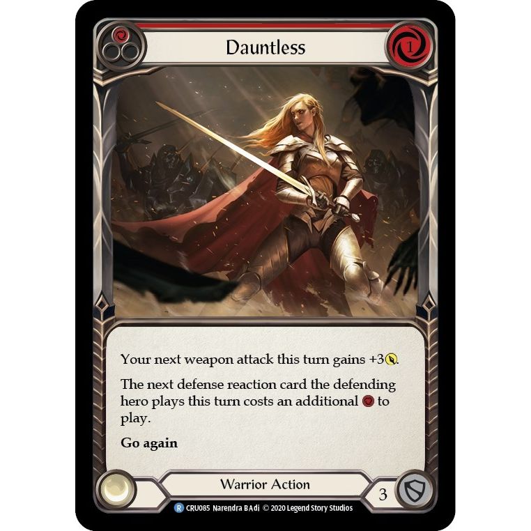Image for Dauntless (Red) (CRU085) (CRU) - Flesh and Blood TCG