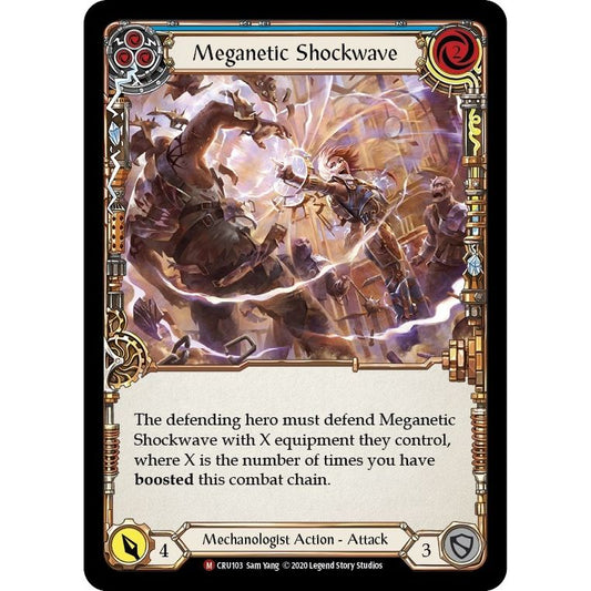 Image for Meganetic Shockwave (CRU103) (CRU) - Flesh and Blood TCG