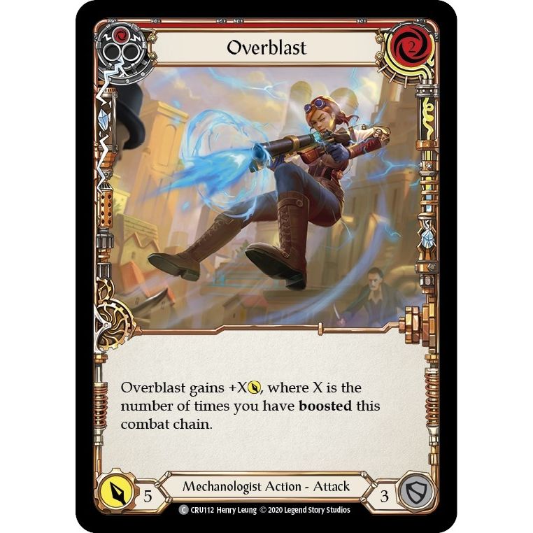 Image for Overblast (Red) (CRU112) (CRU) - Flesh and Blood TCG