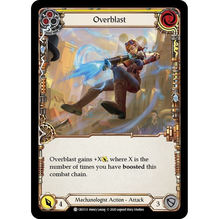 Image for Overblast (Yellow) (CRU113) (CRU) - Flesh and Blood TCG