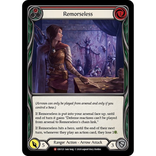 Image for Remorseless (CRU123) (CRU) - Flesh and Blood TCG