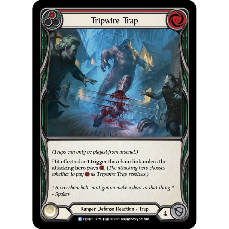 Image for Tripwire Trap (CRU126) (CRU) - Flesh and Blood TCG