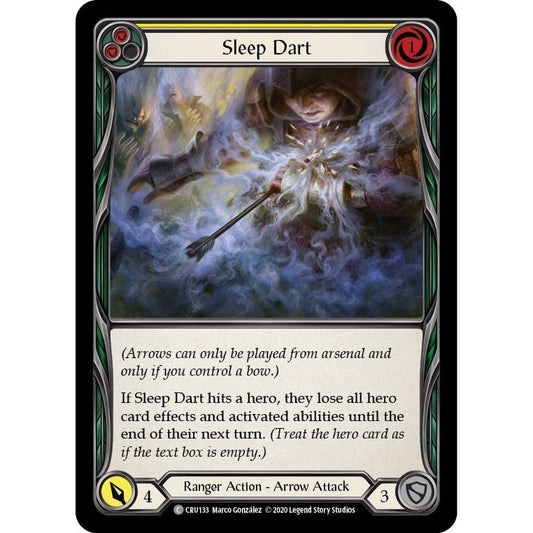 Image for Sleep Dart (Yellow) (CRU133) (CRU) - Flesh and Blood TCG