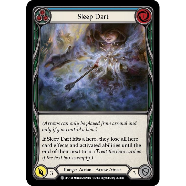 Image for Sleep Dart (Blue) (CRU134) (CRU) - Flesh and Blood TCG