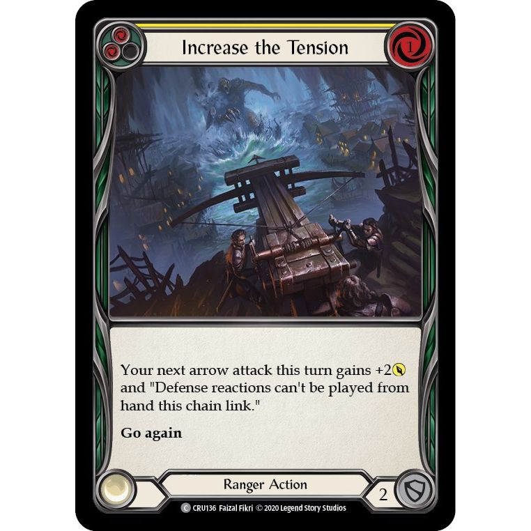 Image for Increase the Tension (Yellow) (CRU136) (CRU) - Flesh and Blood TCG